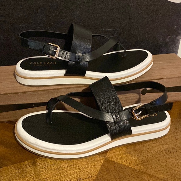 Cole Haan Shoes Cole Haan Womens Mandy Thong Sandal Black Size 8